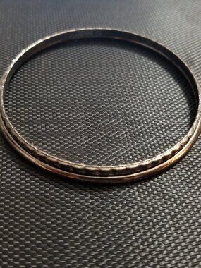 Dual Gunmetal Bangle-Bracelets